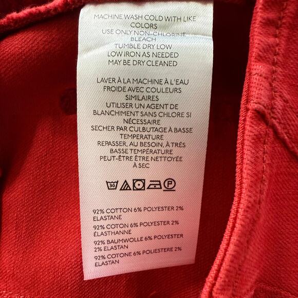 Free People Red Boot Cut Pants - Picture 8 of 9